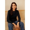 image:imageGRACE KARIN Women 100 Merino Wool Sweater Cable Long Sleeve Sweaters Crew Neck Casual Fall Fashion Clothes OutfitsBlack