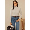 image:imageGRACE KARIN Women Cashmere Sweaters Turtleneck Merino Wool Dressy PulloverBeige