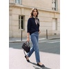 image:imageGRACE KARIN Women Merino Wool Sweaters Crewneck Winter Fall Layer PulloverNavy Blue