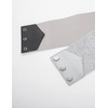 image:imageGRACE KARIN Women Wide Elastic Vintage Belt Corset SnapButton WaistbandSilver