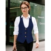 image:imageGRACE KARIN Womens Suit Vest Top Dressy Casual Sleeveless Button Waistcoat Fromal Steampunk Blazer for Work OfficeBlue Plaid