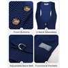 image:imageGRACE KARIN Womens Suit Vest Top Dressy Casual Sleeveless Button Waistcoat Fromal Steampunk Blazer for Work OfficeBlue Plaid