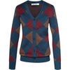 image:imageGRACE KARIN Cardigan Sweaters for Women Fall Argyle Sweater Preppy ClothesRed Blue Coffee