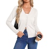 image:imageGRACE KARIN Cardigan Sweaters for Women Wool Blend Sweater Fall FashionWhite