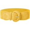 image:imageGRACE KARIN Wide Belt for Women Suede Elastic Chunky Belts with BuckleSuedeyellow
