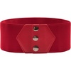 image:imageGRACE KARIN Women Wide Elastic Vintage Belt Corset SnapButton WaistbandRed
