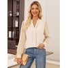image:imageGRACE KARIN Blouses for Women Dressy Casual Business Casual OutfitsApricot