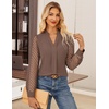 image:imageGRACE KARIN Blouses for Women Dressy Casual Business Casual OutfitsBrown