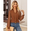 image:imageGRACE KARIN Blouses for Women Dressy Casual Business Casual OutfitsCaramel