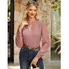 image:imageGRACE KARIN Blouses for Women Dressy Casual Business Casual OutfitsDusty Pink
