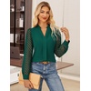 image:imageGRACE KARIN Blouses for Women Dressy Casual Business Casual OutfitsGreen