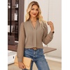 image:imageGRACE KARIN Blouses for Women Dressy Casual Business Casual OutfitsKhaki