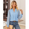 image:imageGRACE KARIN Blouses for Women Dressy Casual Business Casual OutfitsLight Blue