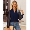 image:imageGRACE KARIN Blouses for Women Dressy Casual Business Casual OutfitsNavy Blue