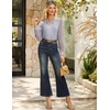 image:imageGRACE KARIN Blouses for Women Dressy Casual Business Casual OutfitsSilver Gray