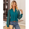 image:imageGRACE KARIN Blouses for Women Dressy Casual Business Casual OutfitsTurquoise