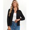 image:imageGRACE KARIN Cardigan Sweaters for Women Lightweight Button Up Sweater Jacket Collared Teacher Outfits Early Fall FashionBlack