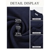 image:imageGRACE KARIN Cardigan Sweaters for Women Lightweight Button Up Sweater Jacket Collared Teacher Outfits Early Fall FashionNavy Blue