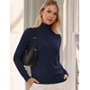 image:imageGRACE KARIN Cardigan Sweaters for Women Lightweight Button Up Sweater Jacket Collared Teacher Outfits Early Fall FashionNavy Blue