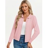 image:imageGRACE KARIN Cardigan Sweaters for Women Lightweight Button Up Sweater Jacket Collared Teacher Outfits Early Fall FashionPink