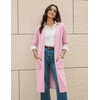 image:imageGRACE KARIN Womens Long Cardigan Sweaters Lightweight Open Front Maxi Cardigans for Women Fall Fashion Outfits 2026Pink