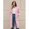 image:imageGRACE KARIN Womens Long Cardigan Sweaters Lightweight Open Front Maxi Cardigans for Women Fall Fashion Outfits 2026Pink