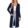 image:imageGRACE KARIN Womens Long Cardigan Sweaters Lightweight Open Front Maxi Cardigans for Women Fall Fashion Outfits 2026Navy Blue