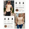 image:imageGRACE KARIN Womens 2026 Summer Tops Dressy Peplum ShirtApricot