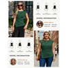 image:imageGRACE KARIN Womens 2026 Summer Tops Dressy Peplum ShirtDark Green
