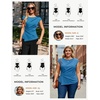 image:imageGRACE KARIN Womens 2026 Summer Tops Dressy Peplum ShirtDeep Blue