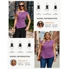 image:imageGRACE KARIN Womens 2026 Summer Tops Dressy Peplum ShirtDeep Purple