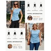 image:imageGRACE KARIN Womens 2026 Summer Tops Dressy Peplum ShirtLight Blue