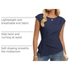 image:imageGRACE KARIN Womens 2026 Summer Tops Dressy Peplum ShirtNavy Blue