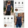 image:imageGRACE KARIN Womens 2026 Summer Tops Dressy Peplum ShirtNavy Blue
