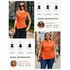 image:imageGRACE KARIN Womens 2026 Summer Tops Dressy Peplum ShirtOrange