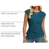 image:imageGRACE KARIN Womens 2026 Summer Tops Dressy Peplum ShirtPeacock Blue