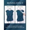 image:imageGRACE KARIN Womens 2026 Summer Tops Dressy Peplum ShirtPeacock Blue