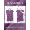 image:imageGRACE KARIN Womens 2026 Summer Tops Dressy Peplum ShirtPurple
