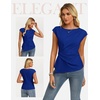 image:imageGRACE KARIN Womens 2026 Summer Tops Dressy Peplum ShirtRoyal Blue