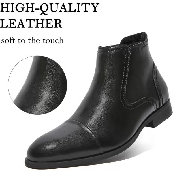 Cestfini Men Chelsea Boots Casual Suede Dress Boots Comfortable Oxfords Ankle Chukka Boots for MenKelly11black