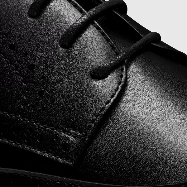 Cestfini Mens Dress Shoes Casual Dress Sneakers Business Oxford Shoes Comfortable Wingtip Brogue Office Work Shoes02mblack