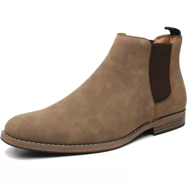 Cestfini Men Chelsea Boots Casual Suede Dress Boots Comfortable Oxfords Ankle Chukka Boots for MenRtm03camel