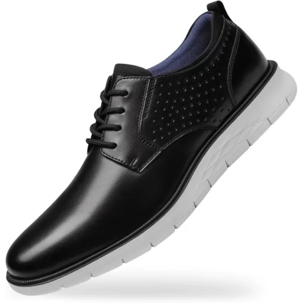 Cestfini Mens Dress Sneakers Casual Dress Shoes Business Oxford Shoes Comfortable Formal Derby Office ShoesBlack