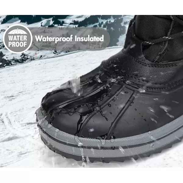 Vepose Womens 972A Eve Snow Boots  Waterproof Insulated BootsWindback Boots972ablack