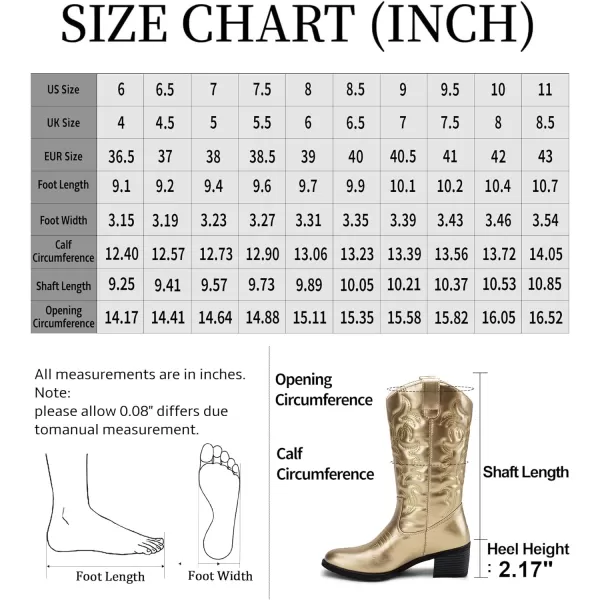 Vepose Womens 9801 Cowboy Knee High Cowgirl Boots for WomenVintage Cowboy9801gold