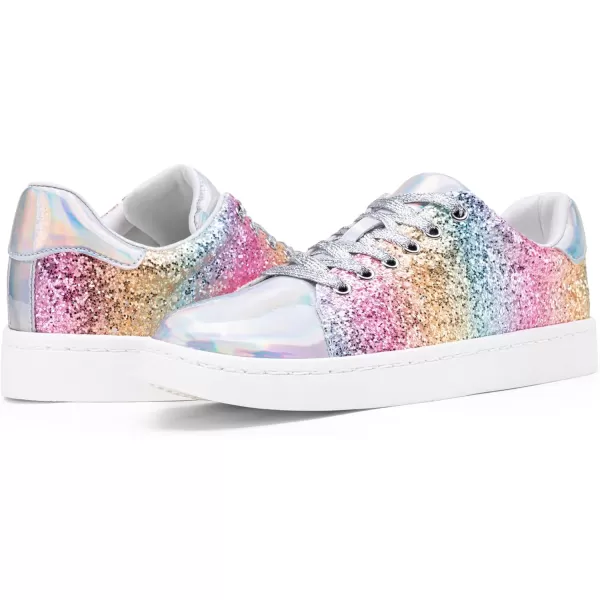 Vepose Womens Fashion Sneakers Casual Shoes Comfortable Dress Sneaker 20Sneakers Bling8002grainbow