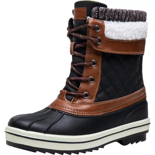 Vepose Womens 972A Eve Snow Boots  Waterproof Insulated BootsSnow Boots973ablackBrown