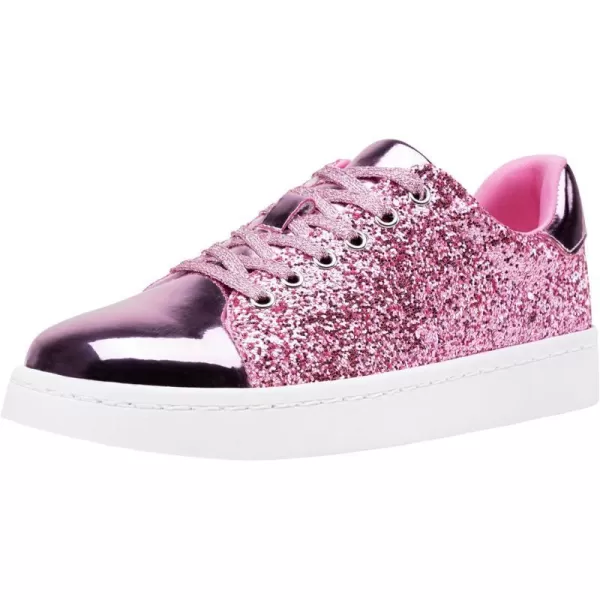 Vepose Womens Fashion Sneakers Casual Shoes Comfortable Dress Sneaker 20Sneakers Bling8002gpink Glitter