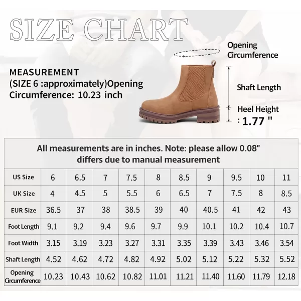 Vepose Womens 9608 Chelsea Lug Sole Casual Outdoor Boots Ankle BootiesLug Sole Boots9608camel