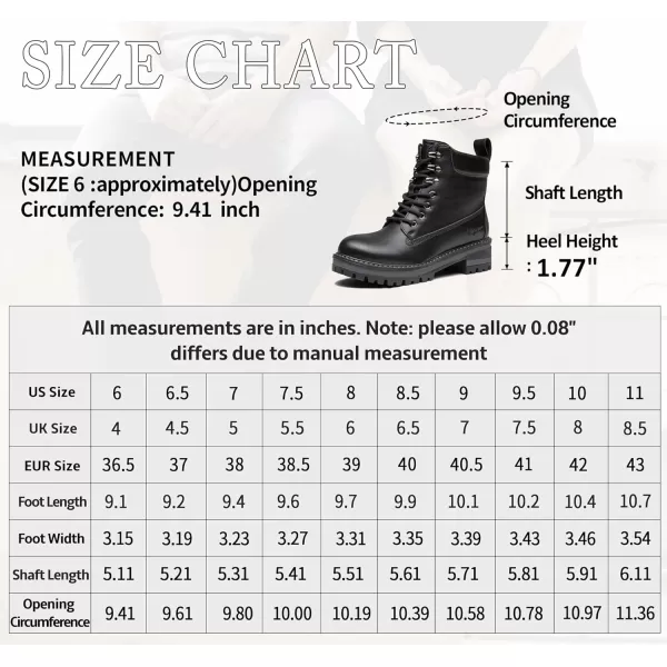 Vepose Womens Ankle Boots 9609 Fashion Lace Up Combat Booties for Women 20Classic Hiking Boots9609black Pu